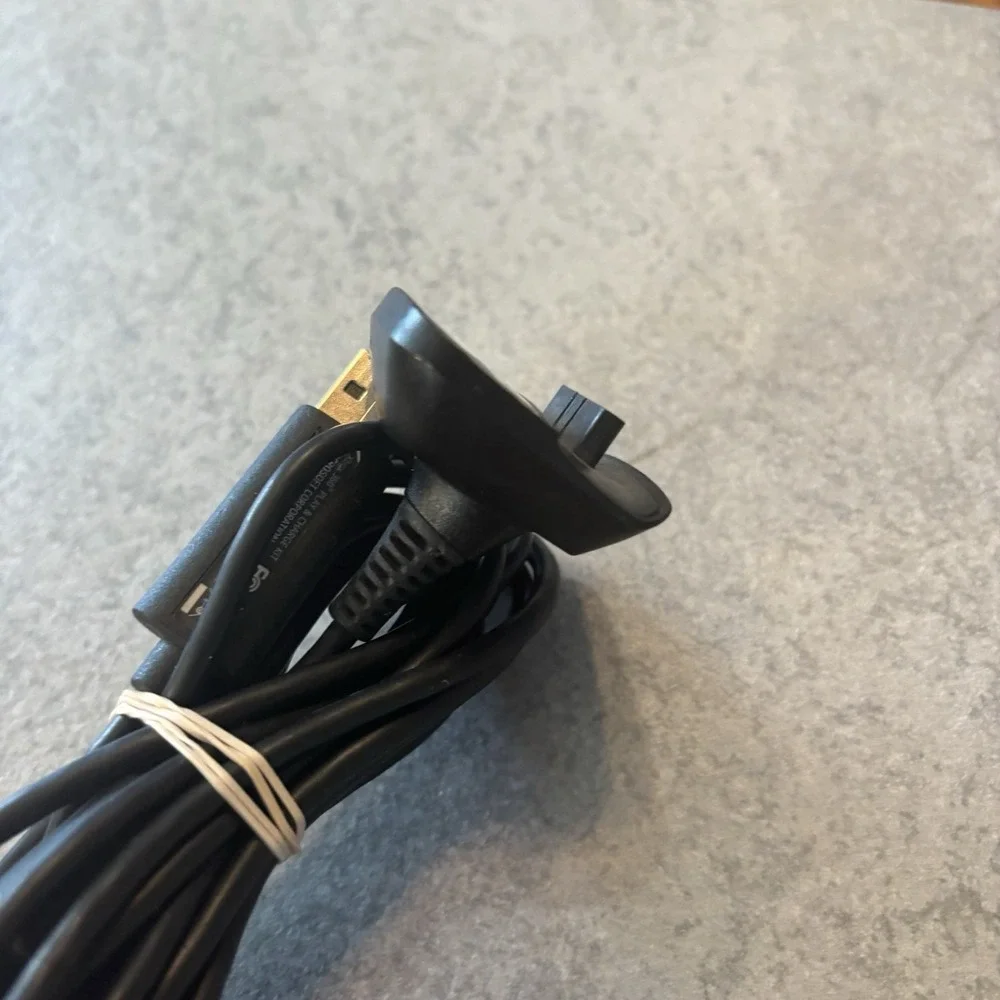 Xbox 360 Wired Controller USB Breakaway Cable Dongle Adapter Gray OEM Style